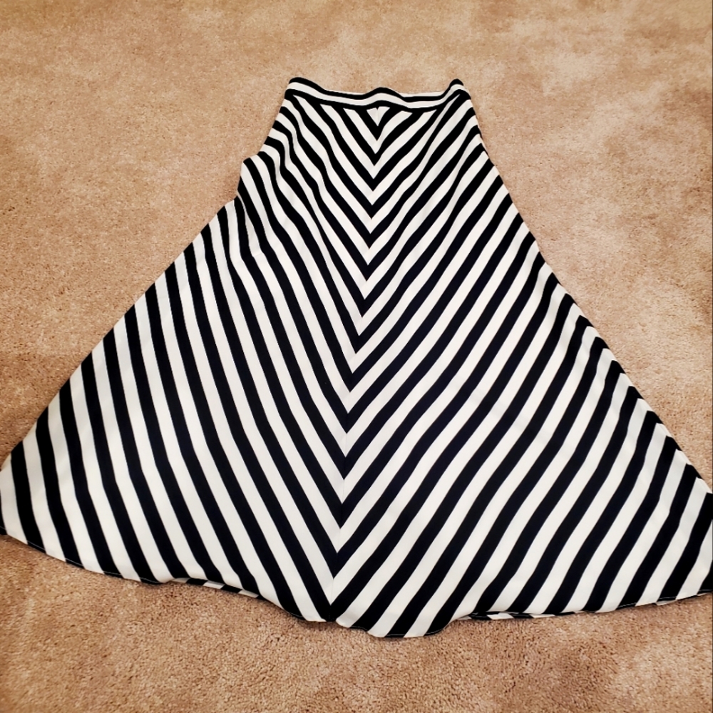 Ann Taylor Midi Skirt,100% Polyester
